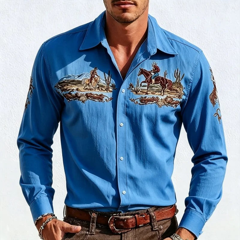 Frontier Embroidered Western Shirt