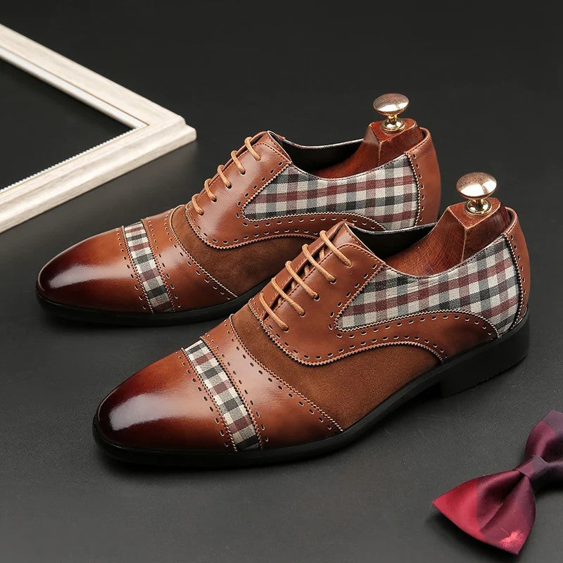 Tattersall Cap-Toe Oxfords