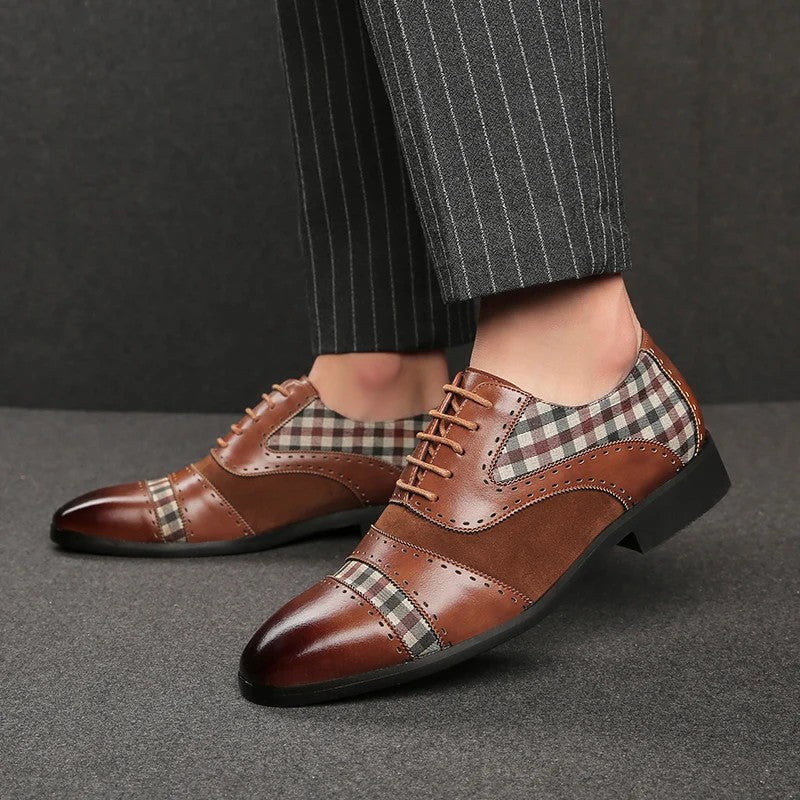 Tattersall Cap-Toe Oxfords