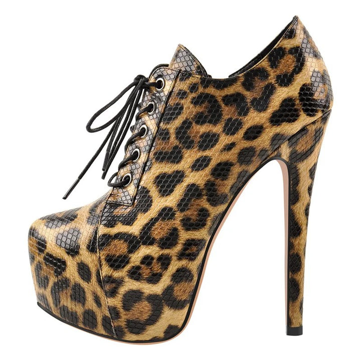 Altezza Lace-Up Platform Stiletto Booties