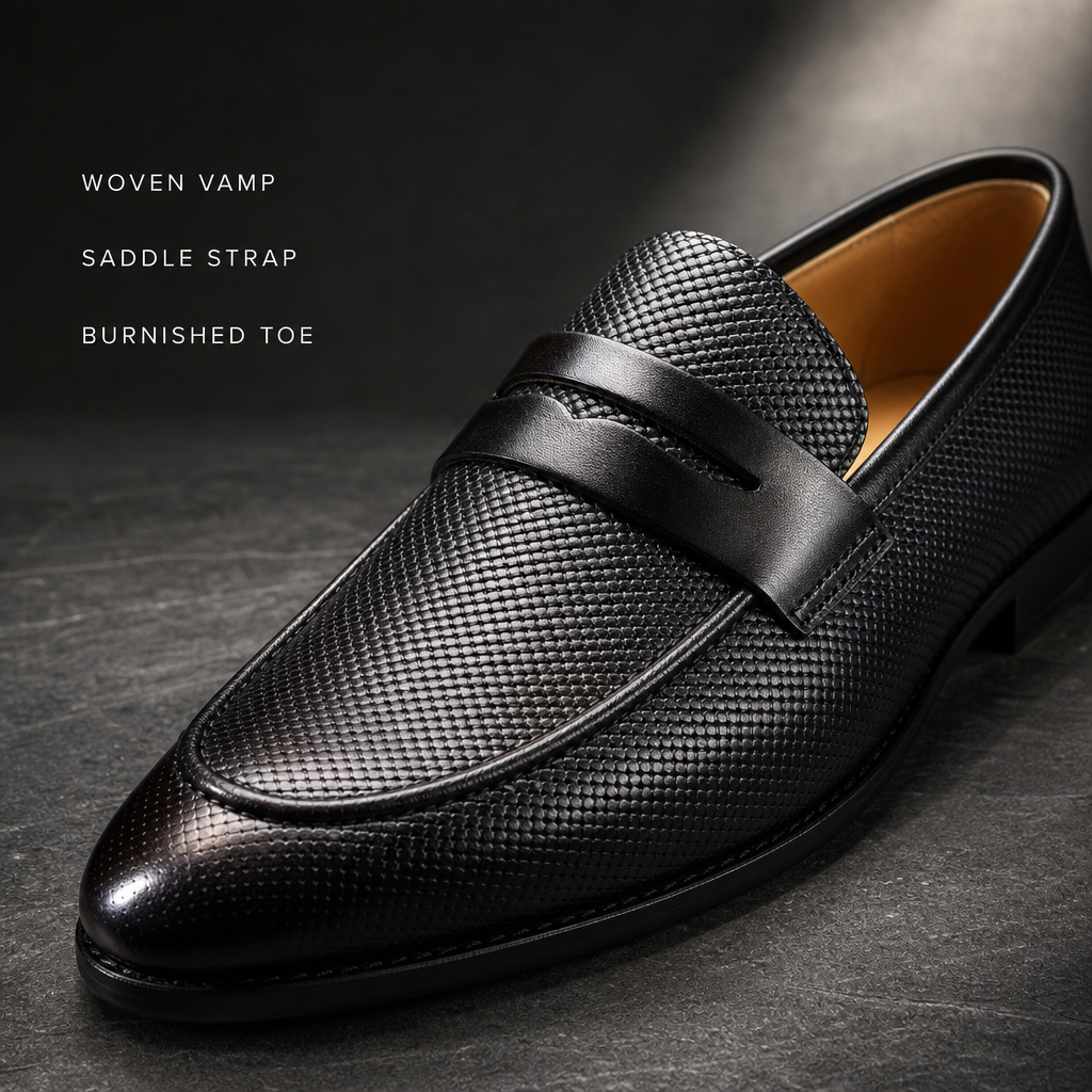 Vittorio Woven Loafers — 07_feature_stack_closeup