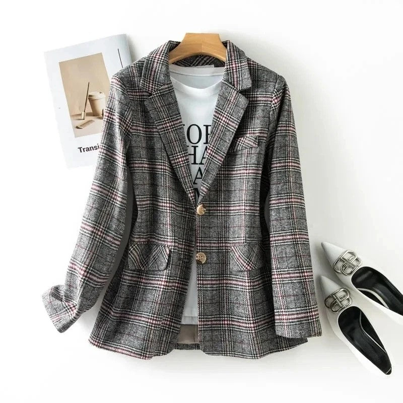 Glenmore Plaid Blazer