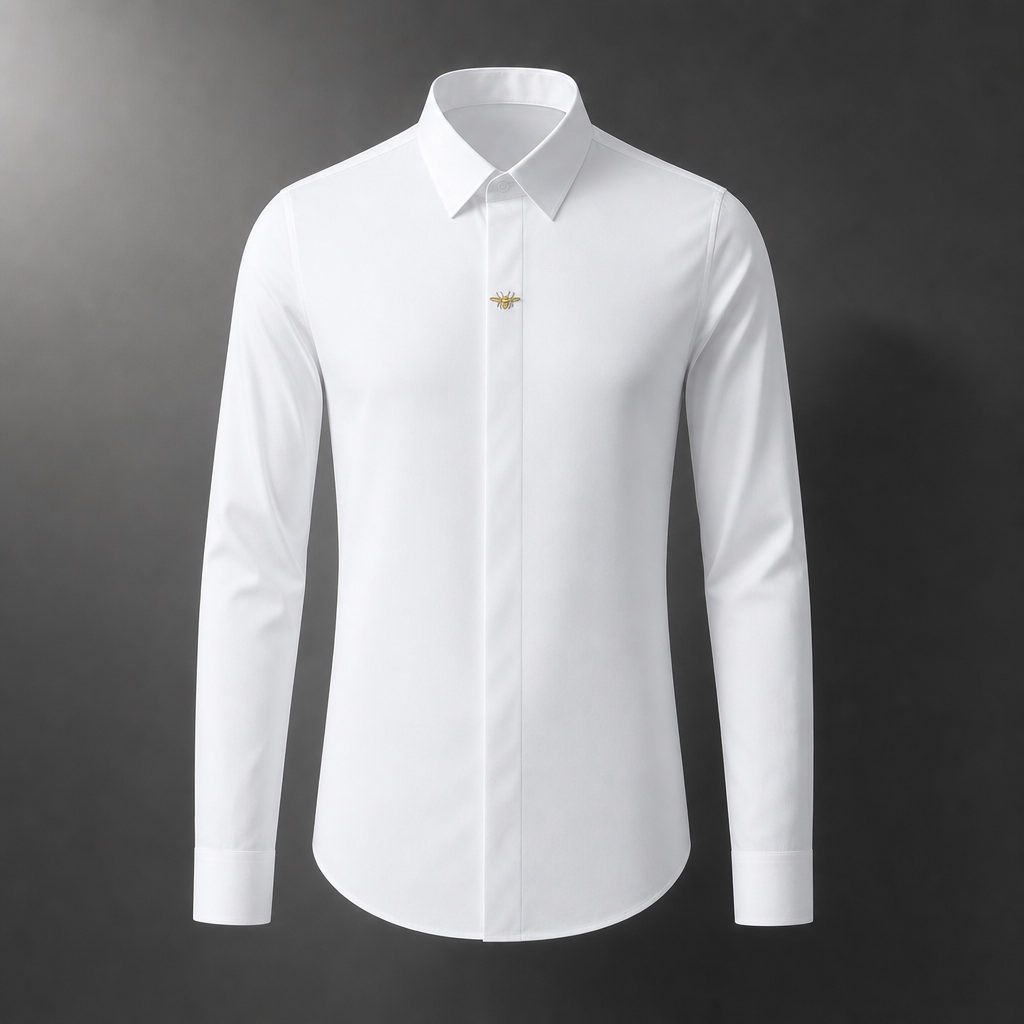 Goldcrest Embroidered Dress Shirt — 01_clean_hero_white