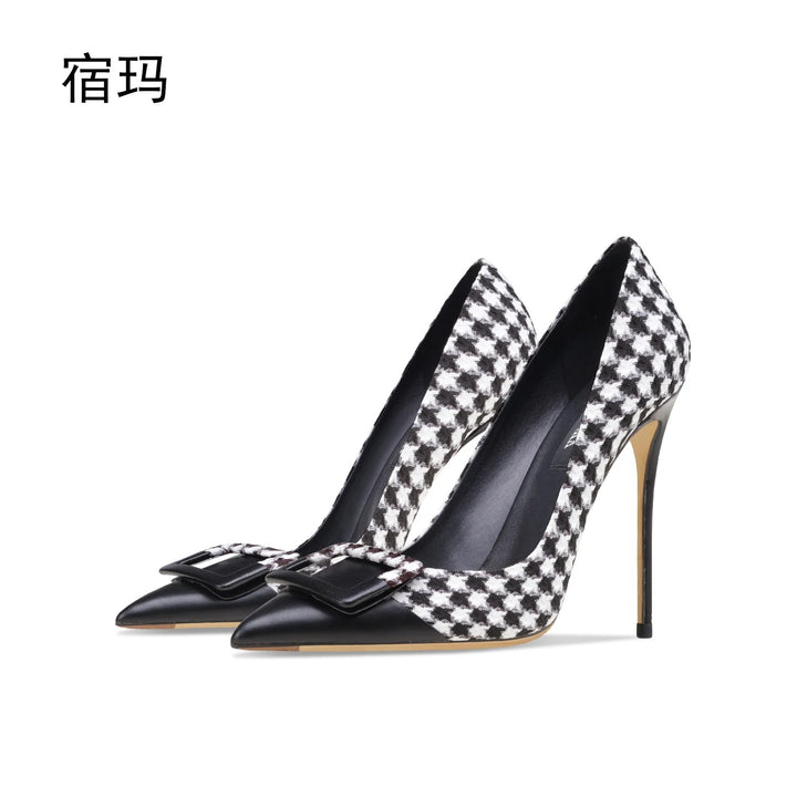 Dovecote Houndstooth Pumps