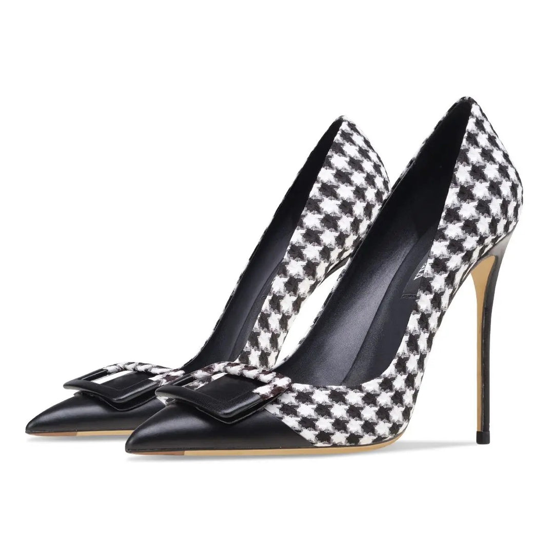 Dovecote Houndstooth Pumps