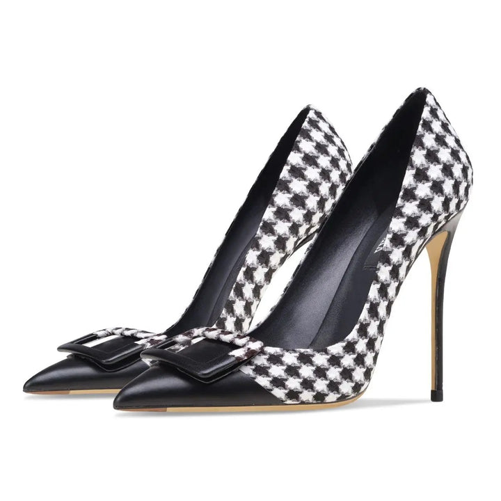 Dovecote Houndstooth Pumps