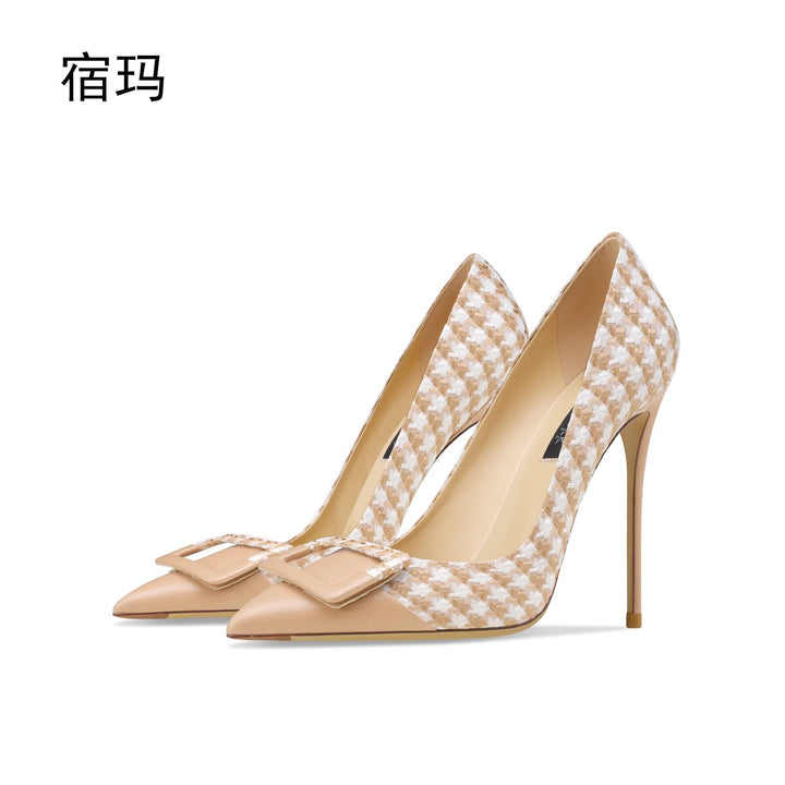 Dovecote Houndstooth Pumps