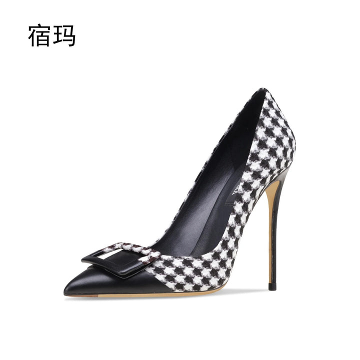 Dovecote Houndstooth Pumps
