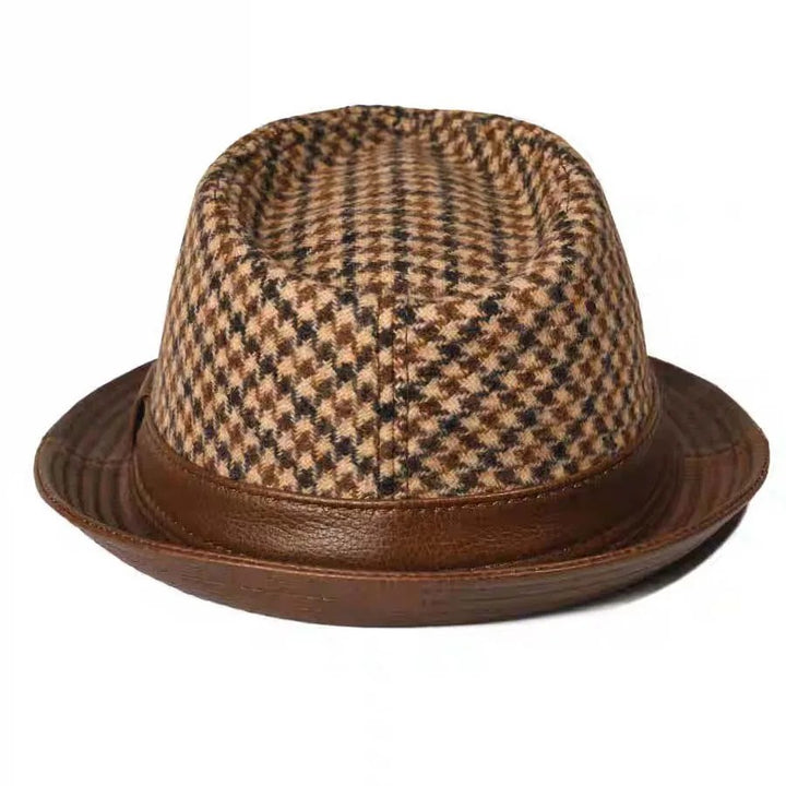 Gentry Houndstooth Fedora