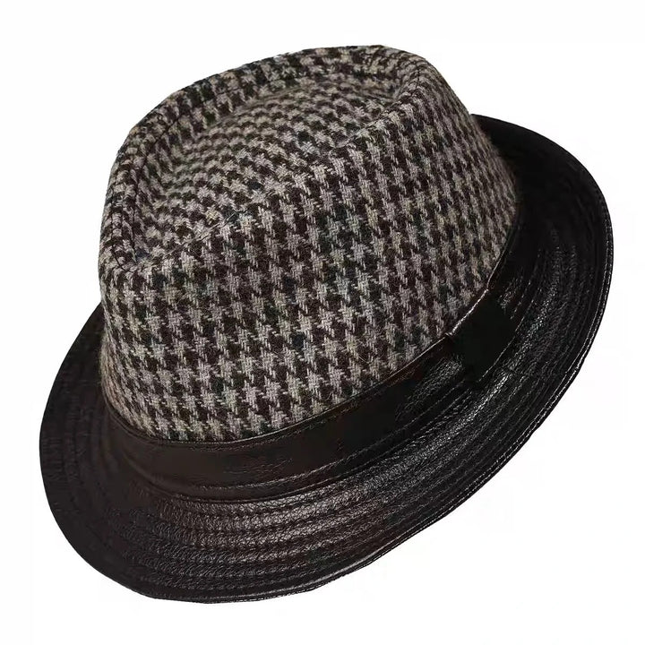 Gentry Houndstooth Fedora