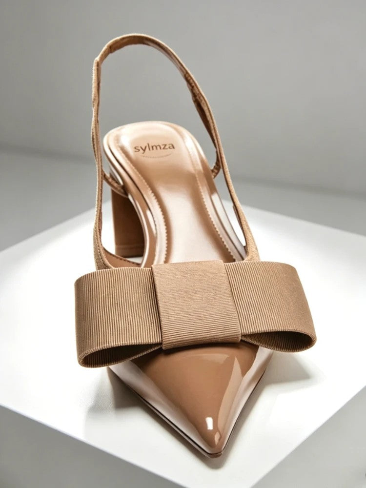 Serafina Bow Slingback Pumps