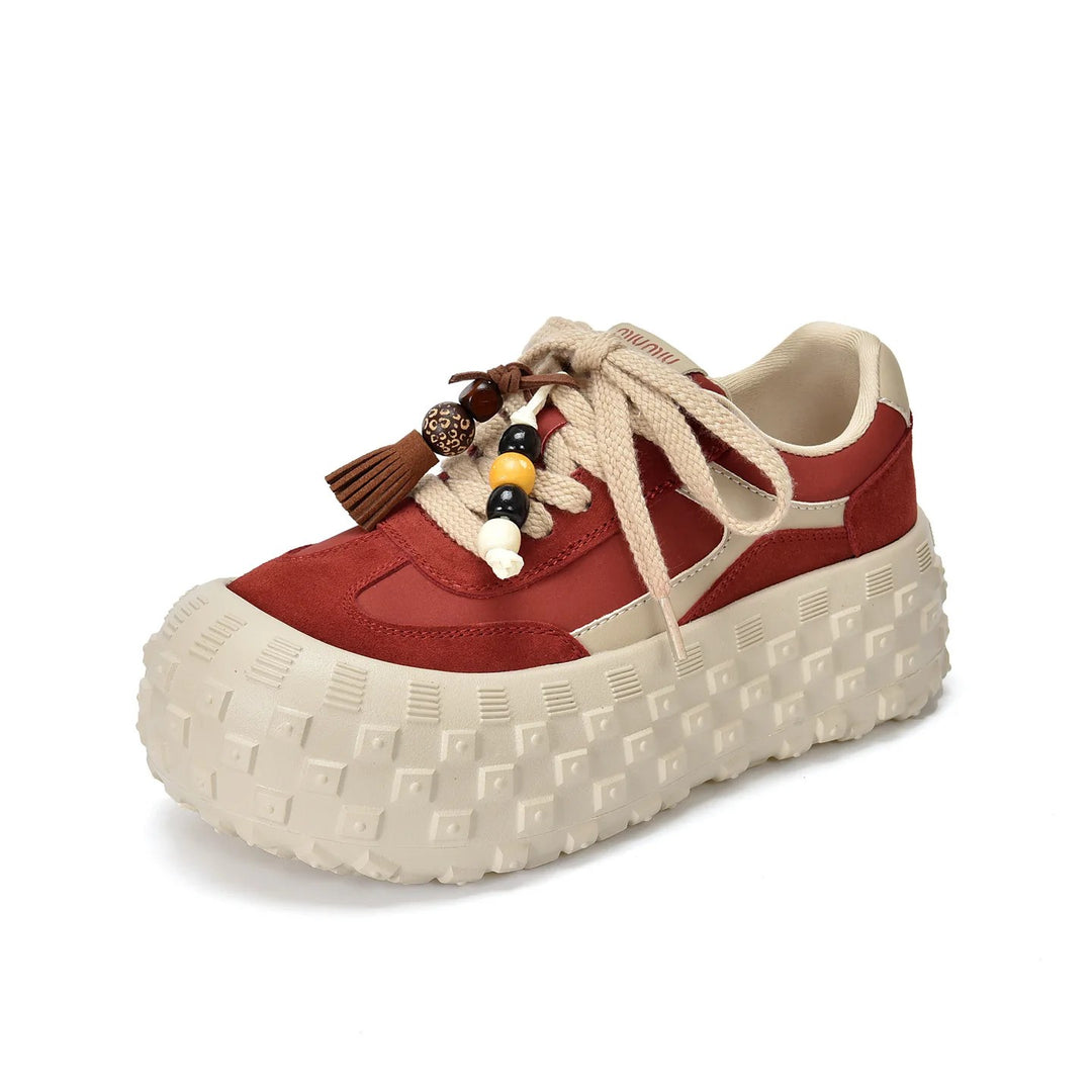 Totem Beaded Platform Sneakers