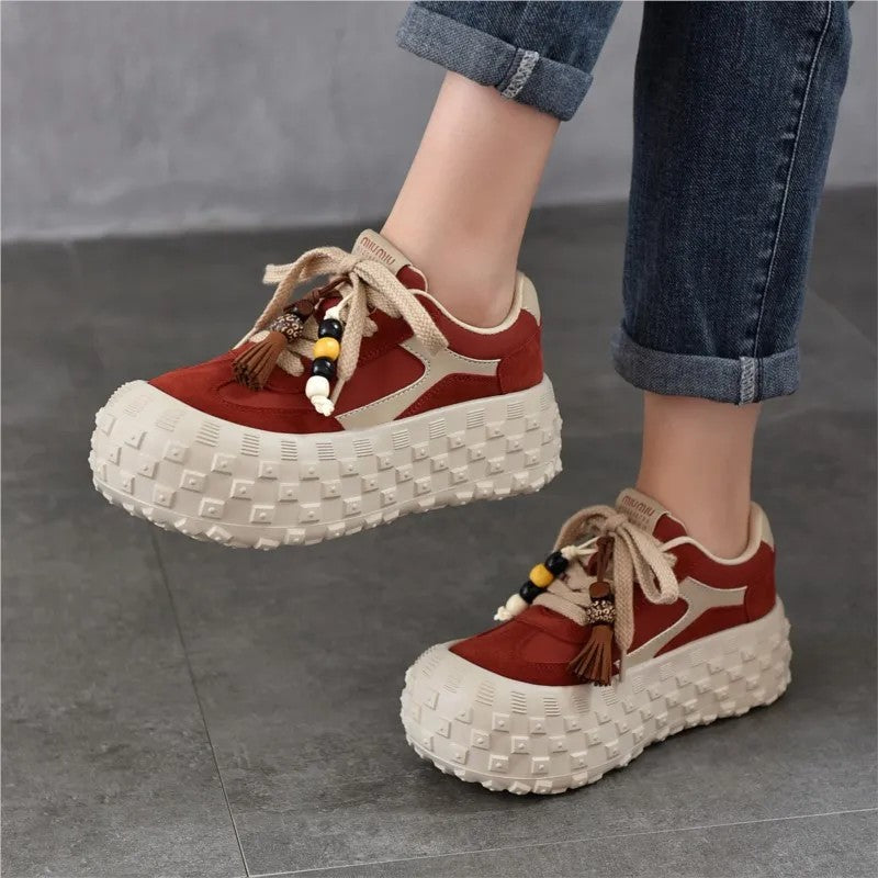 Totem Beaded Platform Sneakers