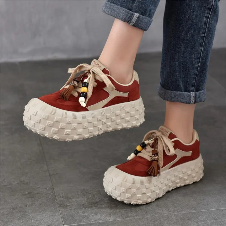 Totem Beaded Platform Sneakers