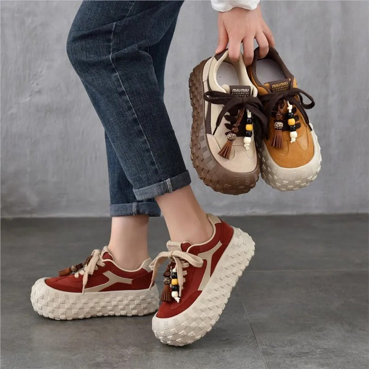 Totem Beaded Platform Sneakers