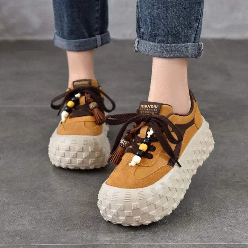 Totem Beaded Platform Sneakers