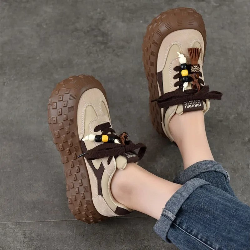 Totem Beaded Platform Sneakers