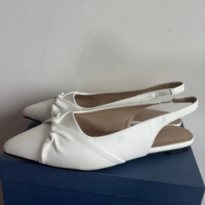 Bellini Knot Slingback Flats