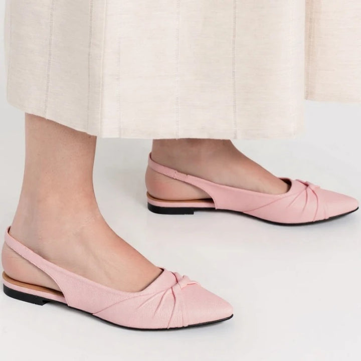 Bellini Knot Slingback Flats