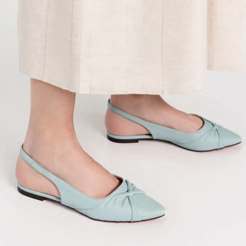 Bellini Knot Slingback Flats