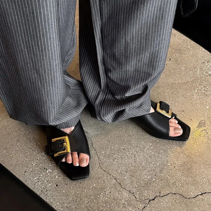 Ottavia Buckle Slides
