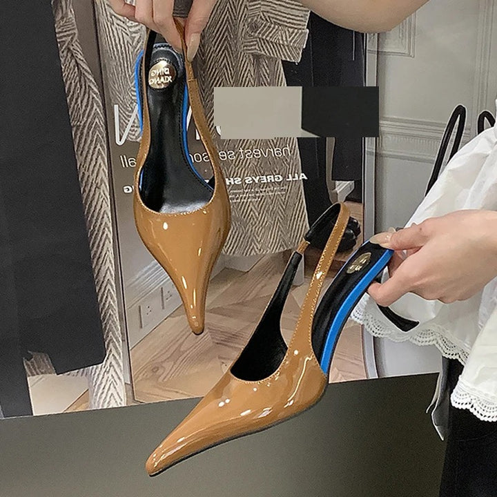 Lucente Slingback Stiletto Pumps