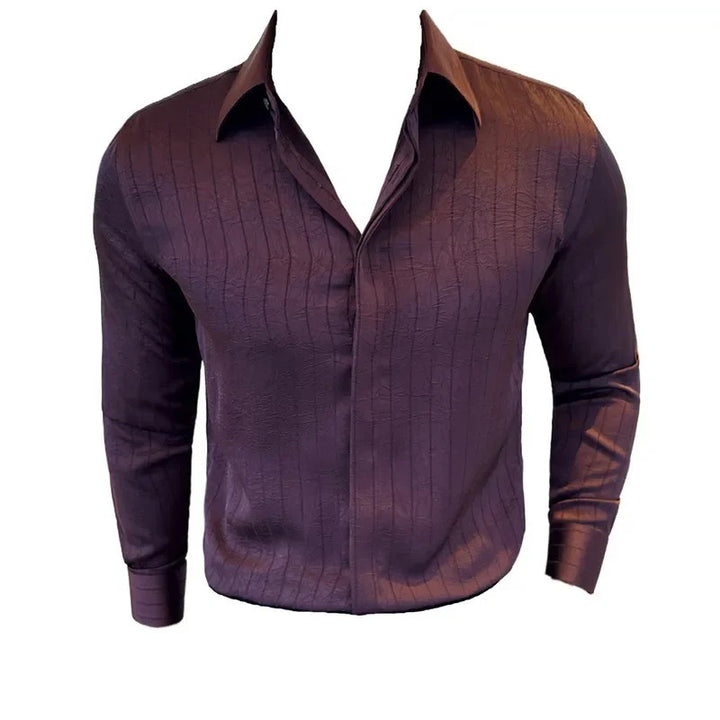 Palazzo Textured Dress Shirt