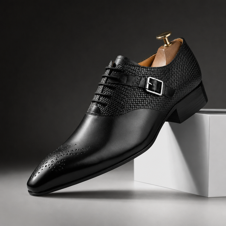 Vittorio Woven Oxfords — angle_black
