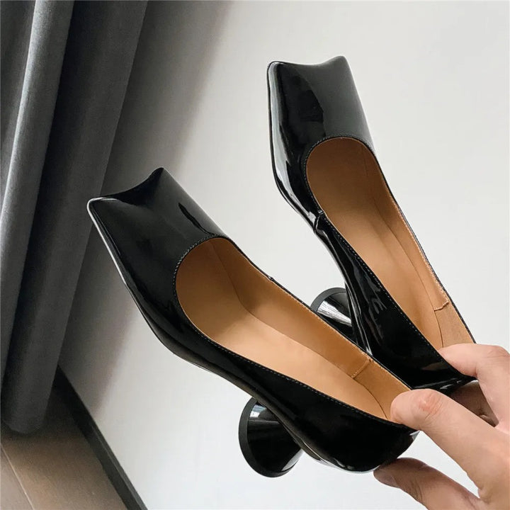 Calice Square-Toe Pumps