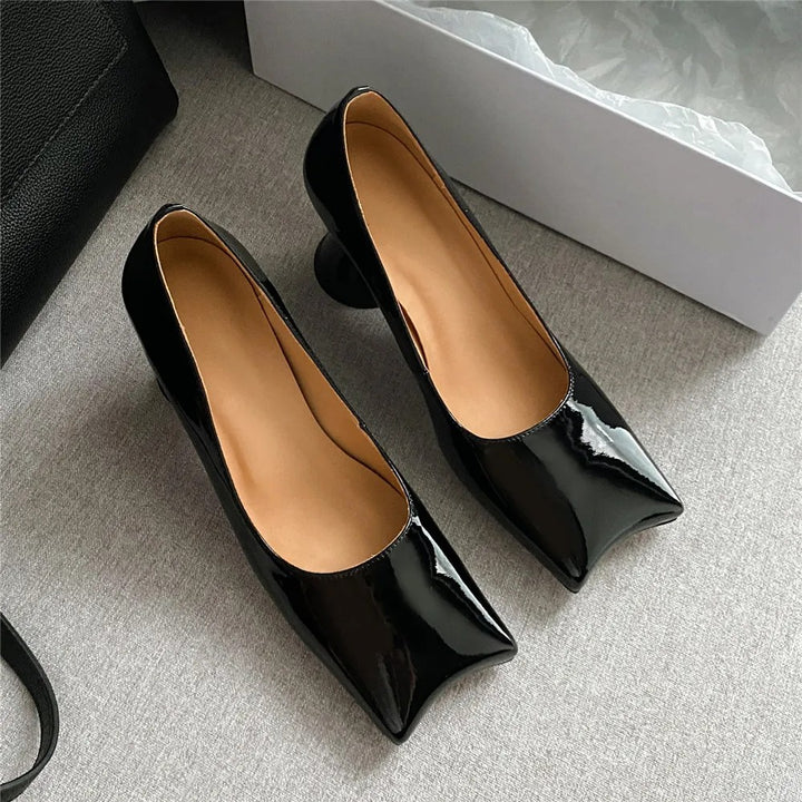 Calice Square-Toe Pumps