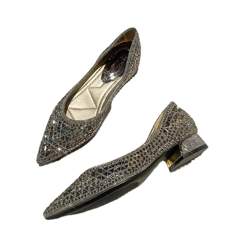 Nebula Crystal Ballet Flats