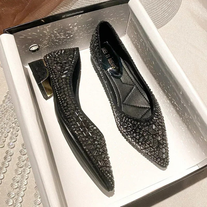 Nebula Crystal Ballet Flats