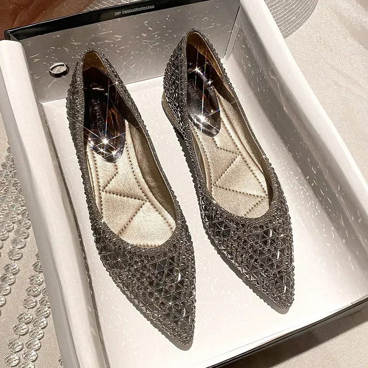 Nebula Crystal Ballet Flats