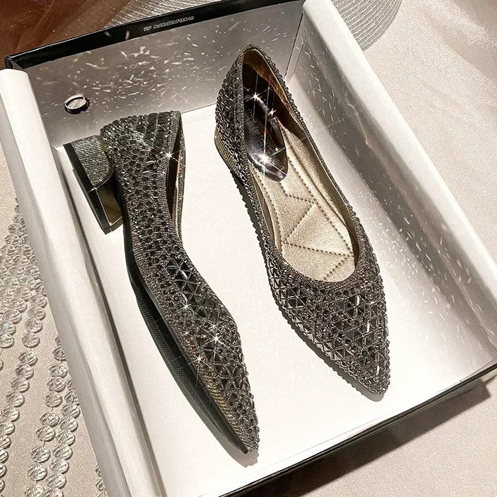 Nebula Crystal Ballet Flats