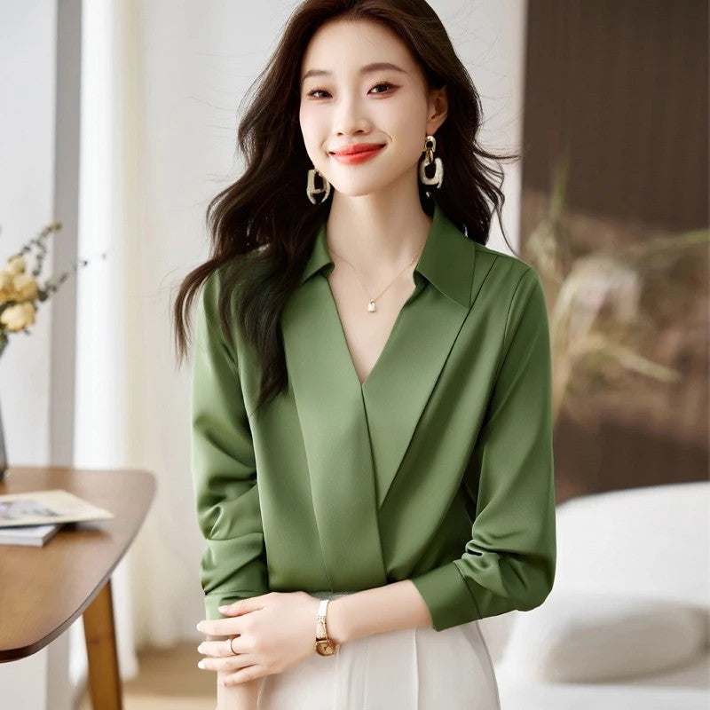 Ministra Satin Blouse