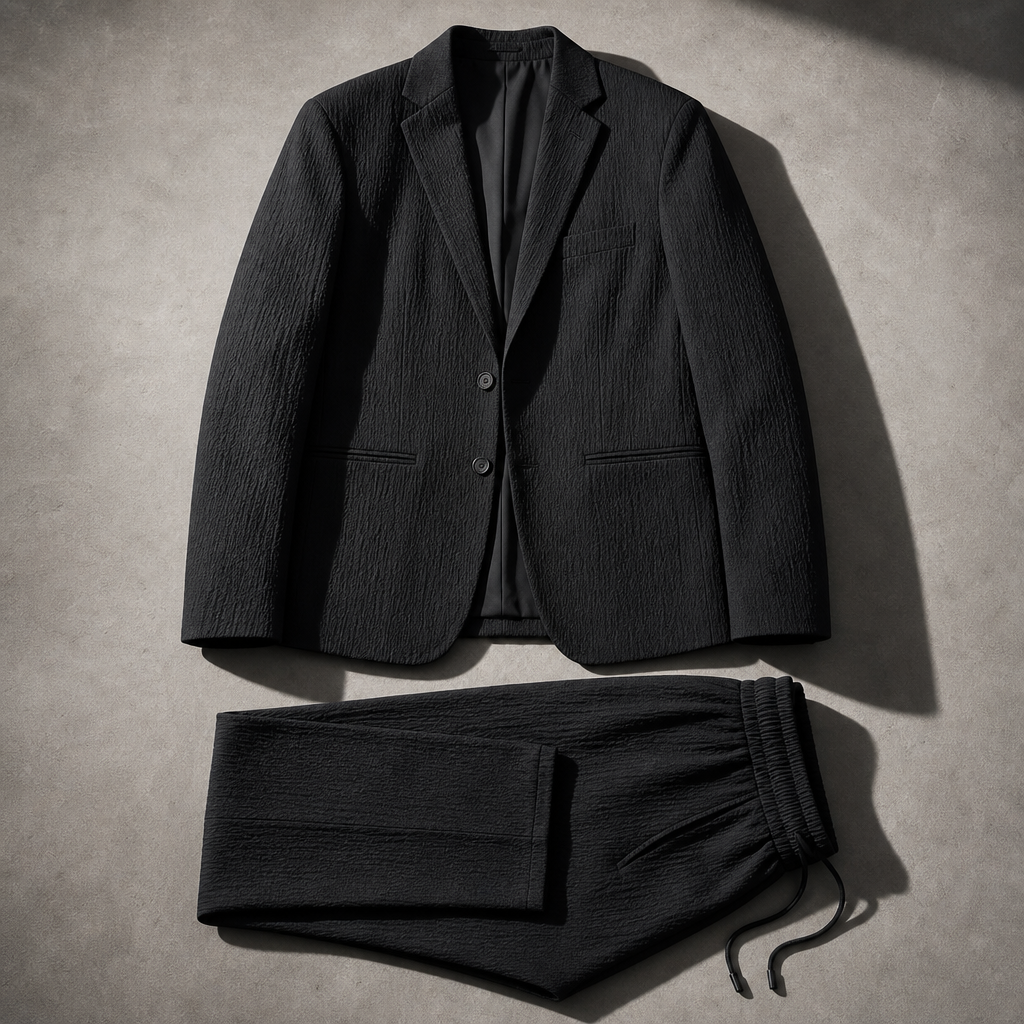 Crinkle Textured Casual Suit Set — 08_studio_shadow_hero_flatlay