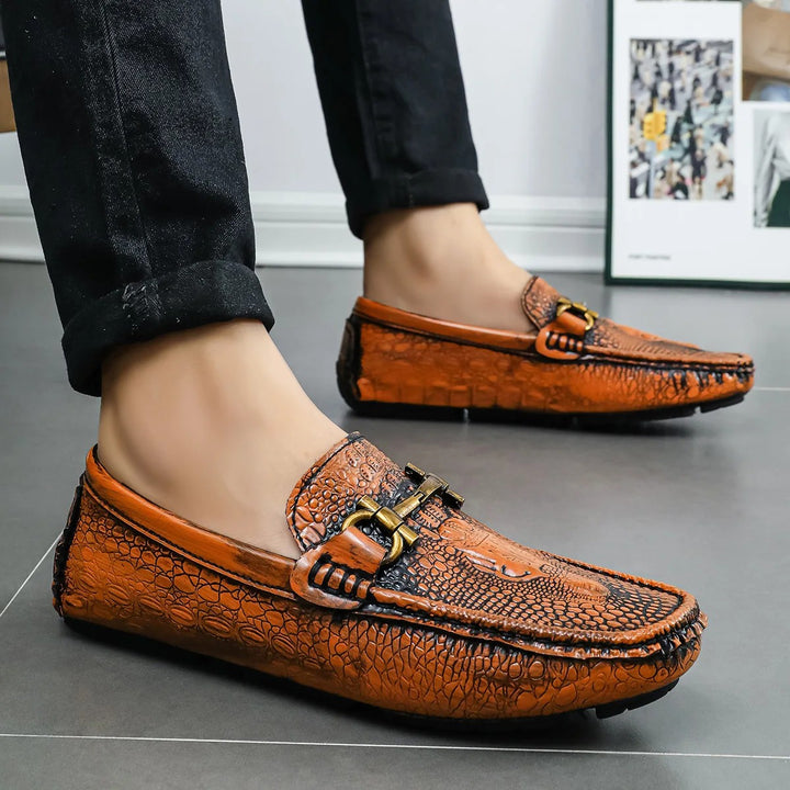 Bayou Croc Driving Loafers