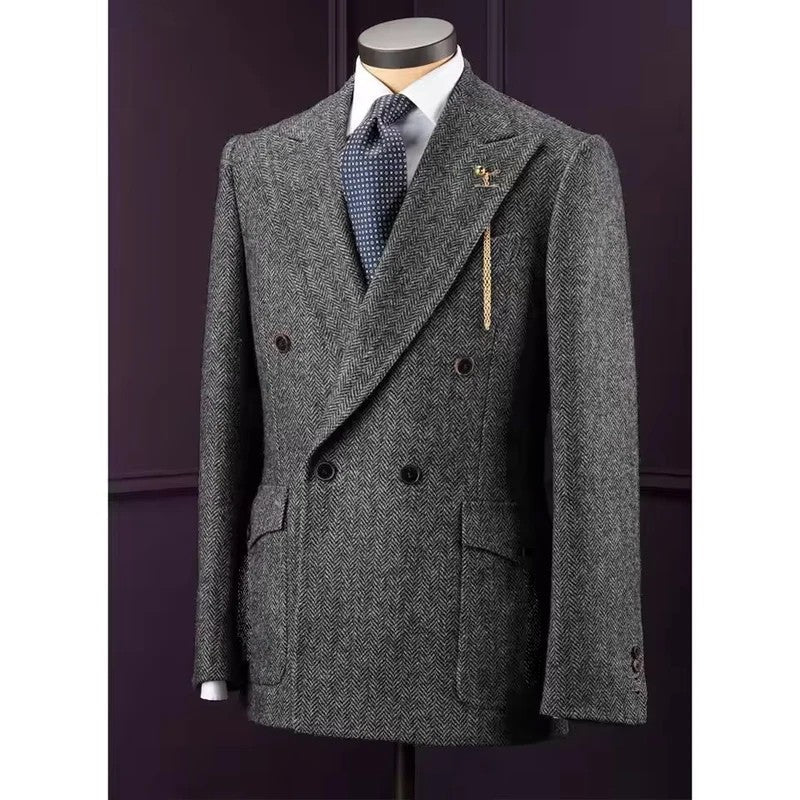 Harvey Herringbone Blazer