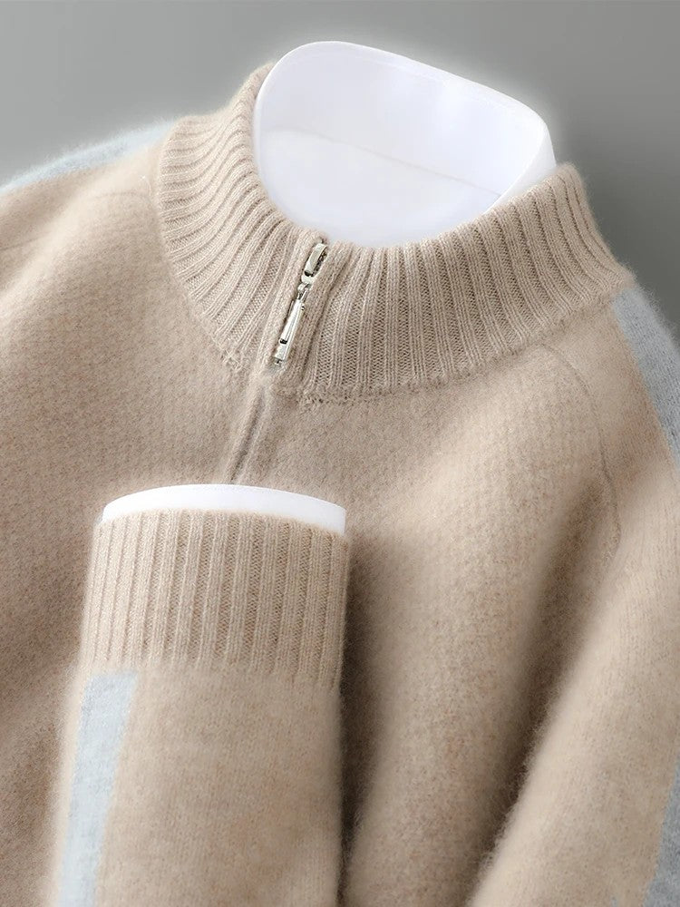 Thornbury Wool Half-Zip Sweater