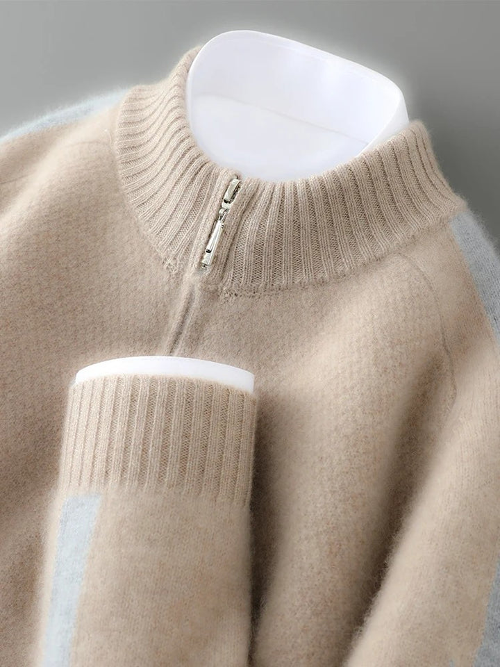 Thornbury Wool Half-Zip Sweater