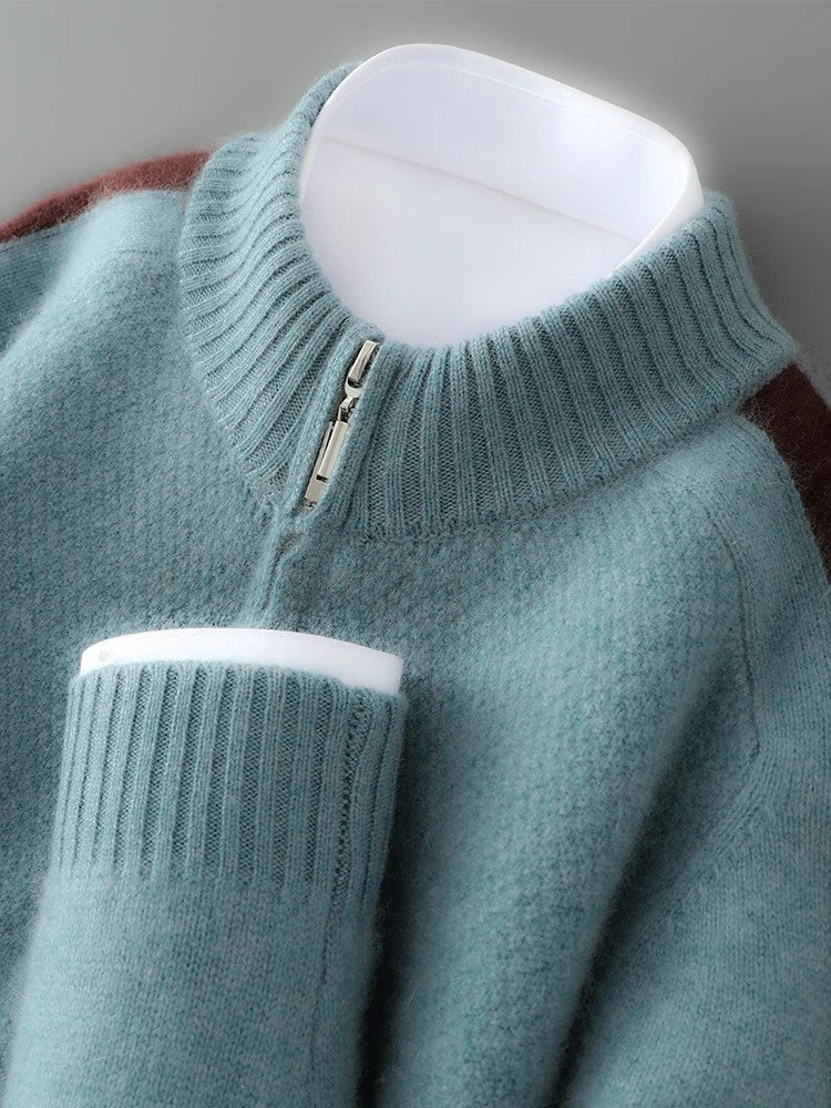 Thornbury Wool Half-Zip Sweater