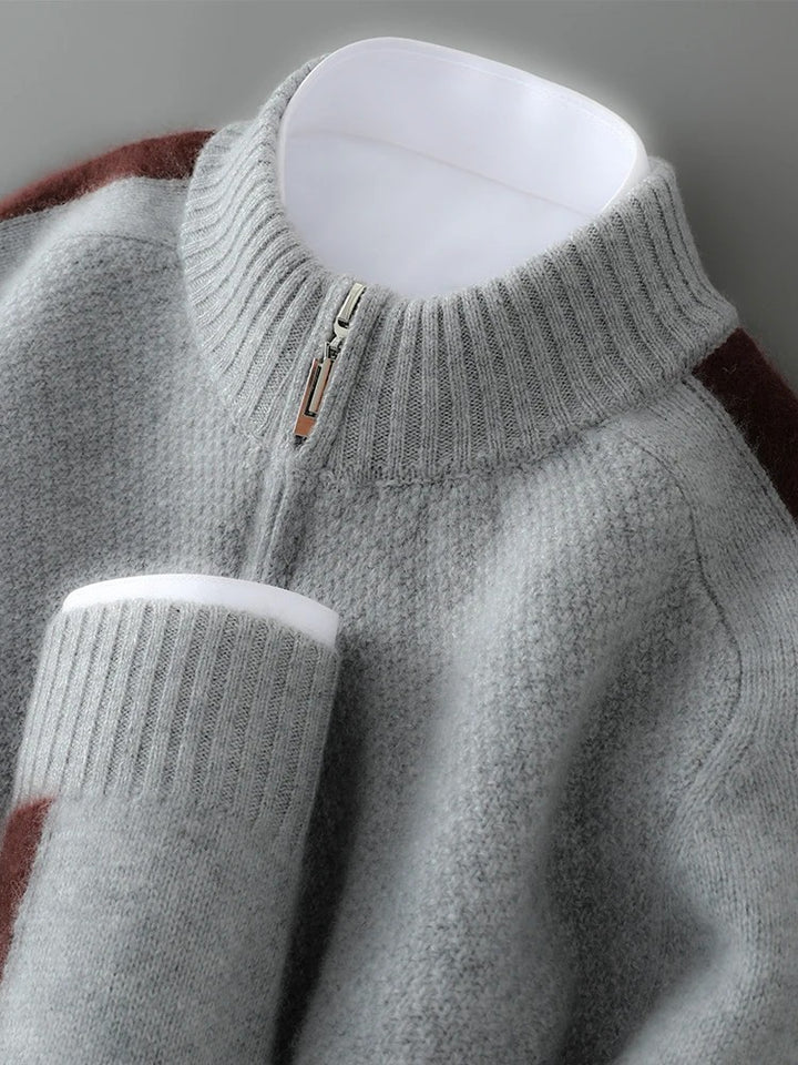 Thornbury Wool Half-Zip Sweater