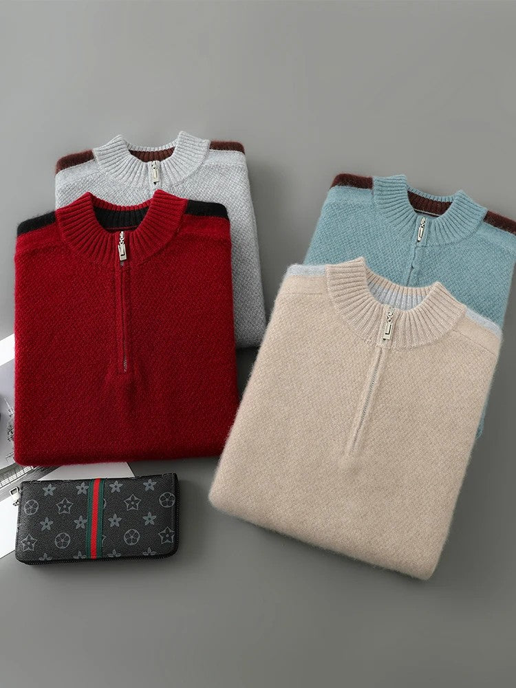 Thornbury Wool Half-Zip Sweater