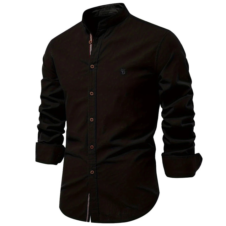 Alden Band-Collar Shirt