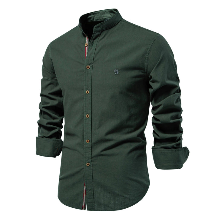 Alden Band-Collar Shirt