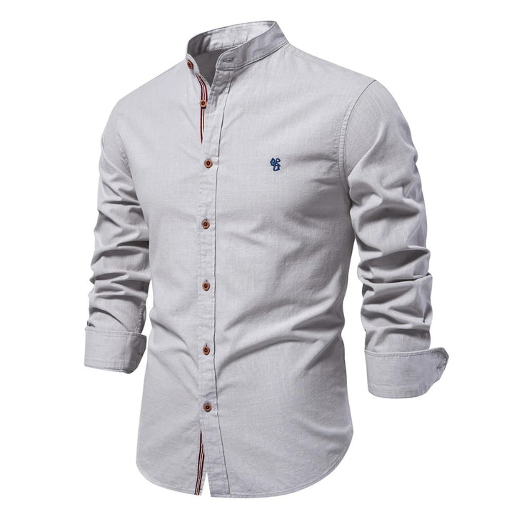 Alden Band-Collar Shirt