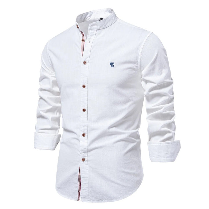 Alden Band-Collar Shirt