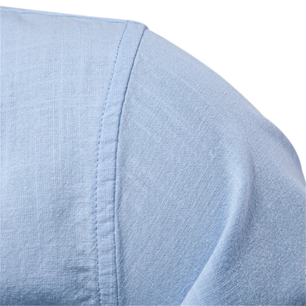 Alden Band-Collar Shirt