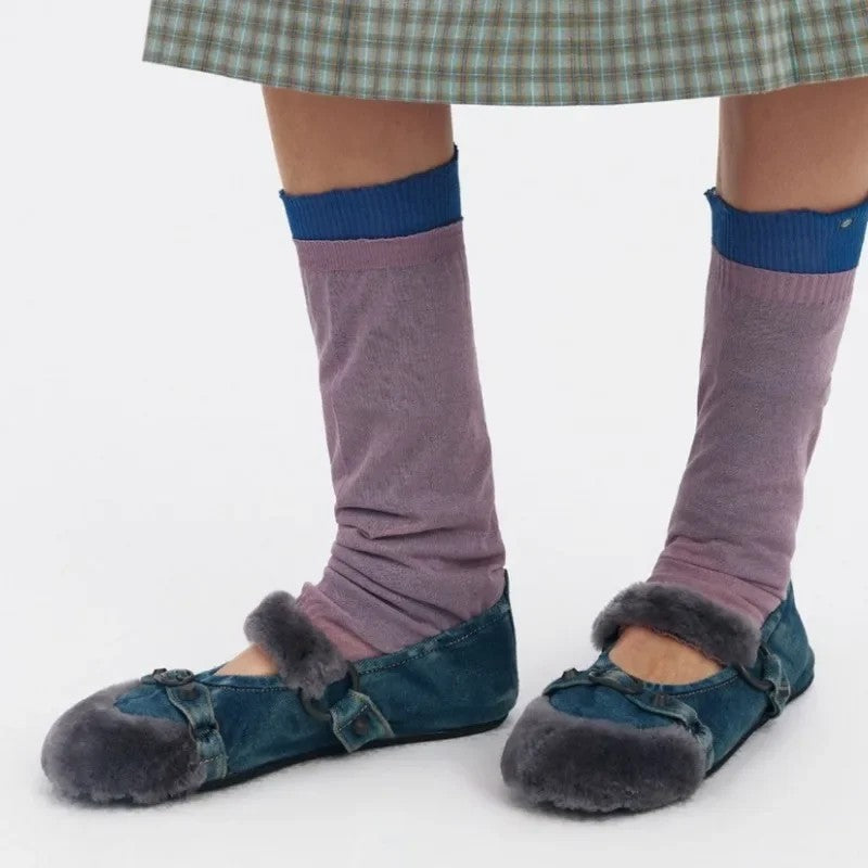 Juliette Fur-Strap Mary Janes
