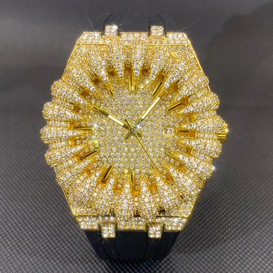 Sunburst Iced Claw Watch